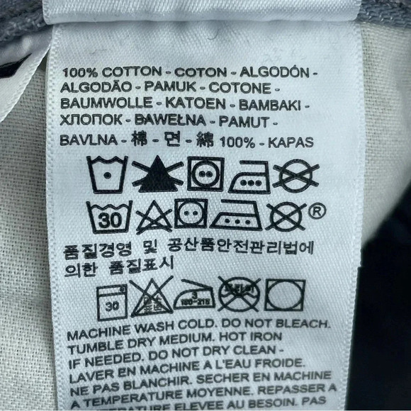 Levi's 501 Jeans Mens Size 36x34 gray button fly 0989 - Picture 10 of 12